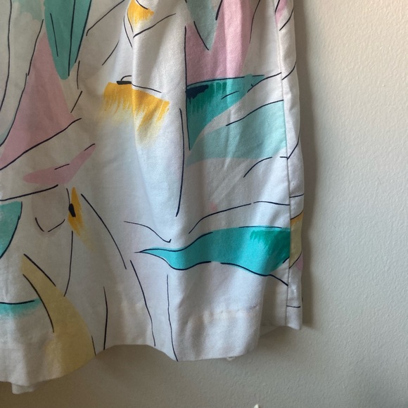 Rare vintage abstract shapes silhouette midi dress - Picture 6 of 6